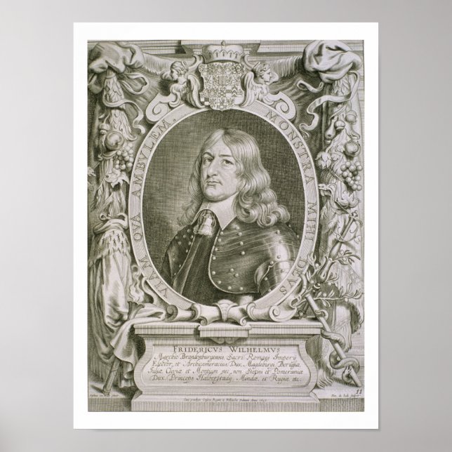 Frederick William (1620-88) Elector of Brandenburg Poster (Framsidan)