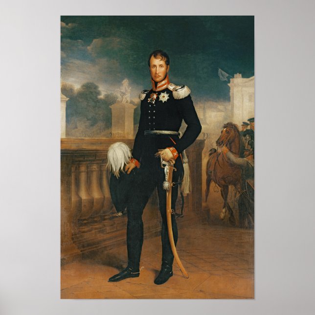 Frederick William III, Kung i Prussia Poster (Framsidan)
