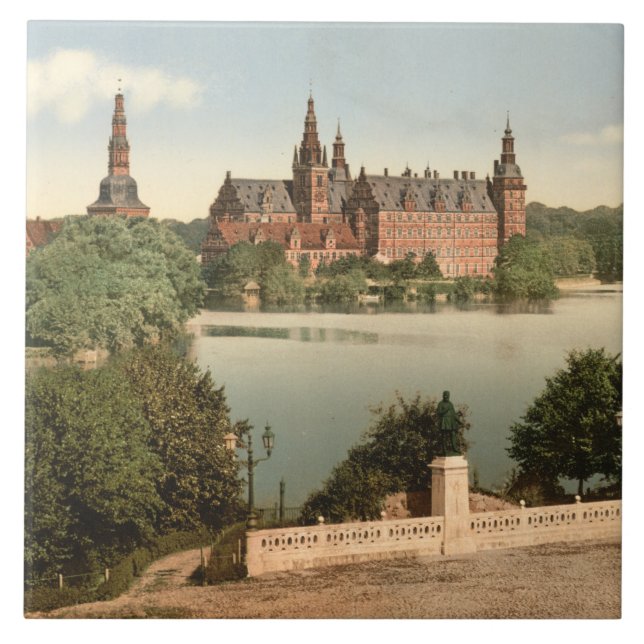 Fredericksborg slott mig, Köpenhamn, Danmark Kakelplatta (Framsidan)