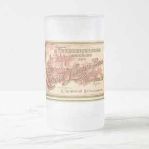 Fredericksburg Beer Vintage etikett Mugg