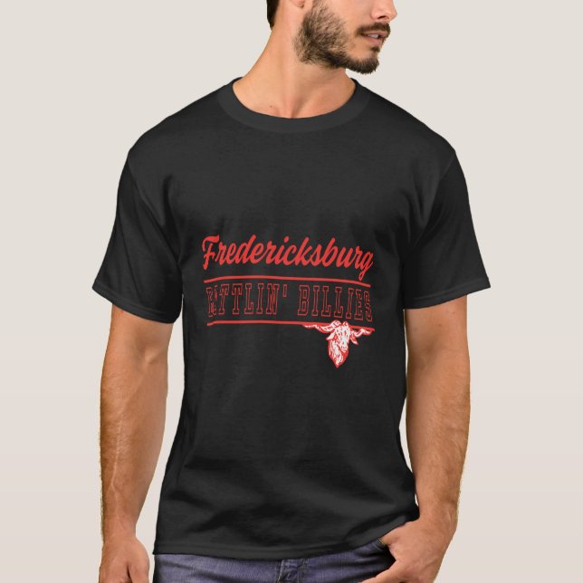 Fredericksburg High School Billies C4 T Shirt (Framsida)