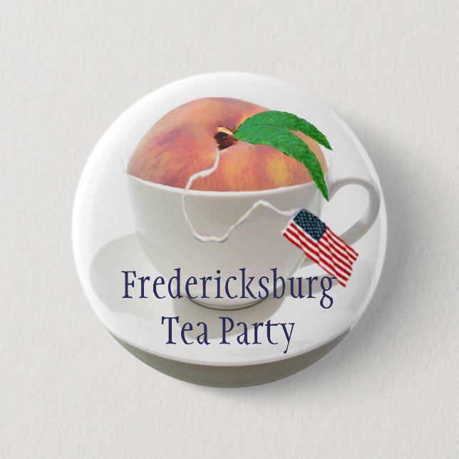 Fredericksburg Teaparty Knapp (Framsida)