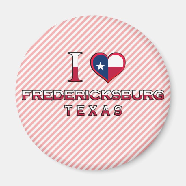 Fredericksburg, Texas Magnet (Framsidan)