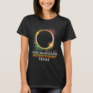 Fredericksburg Texas Totality Total Solar Eclipse T Shirt