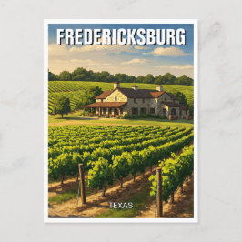 Fredericksburg Texas Travel Vykort
