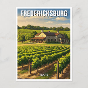 Fredericksburg Texas Travel Vykort