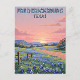 Fredericksburg Texas Travel Vykort