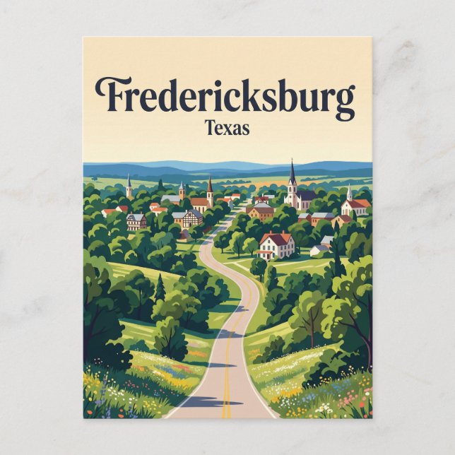 Fredericksburg USA Vykort (Framsida)