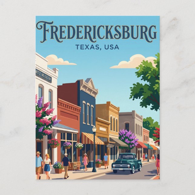 Fredericksburg USA Vykort (Framsida)
