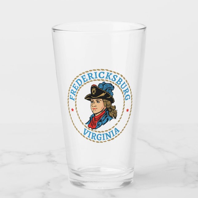 Fredericksburg Virginia Colonial Glaskopp (Framsida)