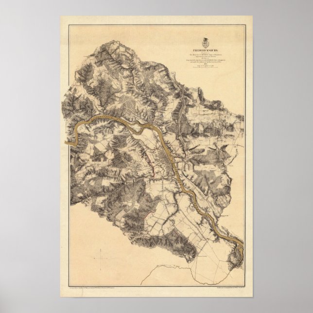 Fredericksburg, Virginia Poster (Framsidan)