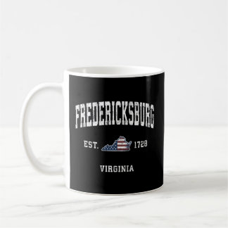 Fredericksburg Virginia Va American Flagga Kaffemugg