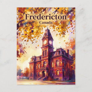 Frederictons stadshus Kanada Vykort