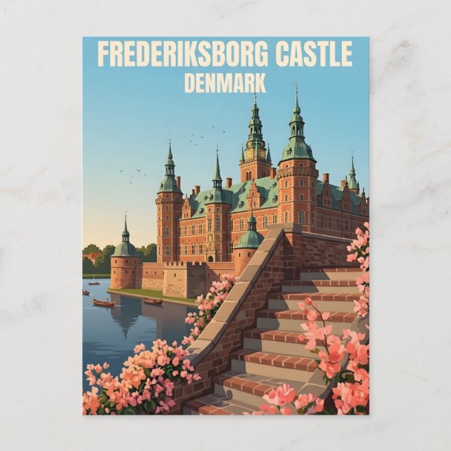 Frederiksborgs slott Danmark Kunglig renässans Pos Vykort (Framsida)