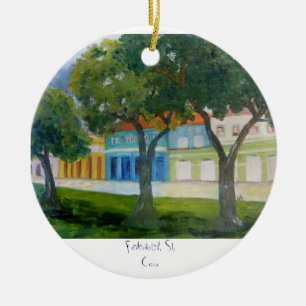 , Frederiksted, St. Croix Julgransprydnad Keramik