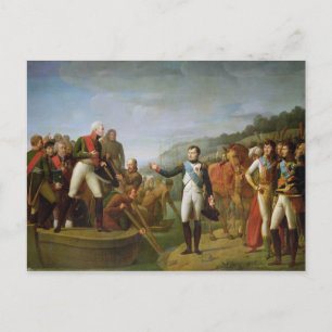 Frédérique Napoleon I och Alexander I Vykort
