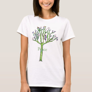 fredfågelträd t-shirt