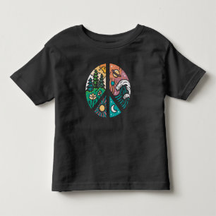 Fredfylla element: Natur & Kosmos T Shirt