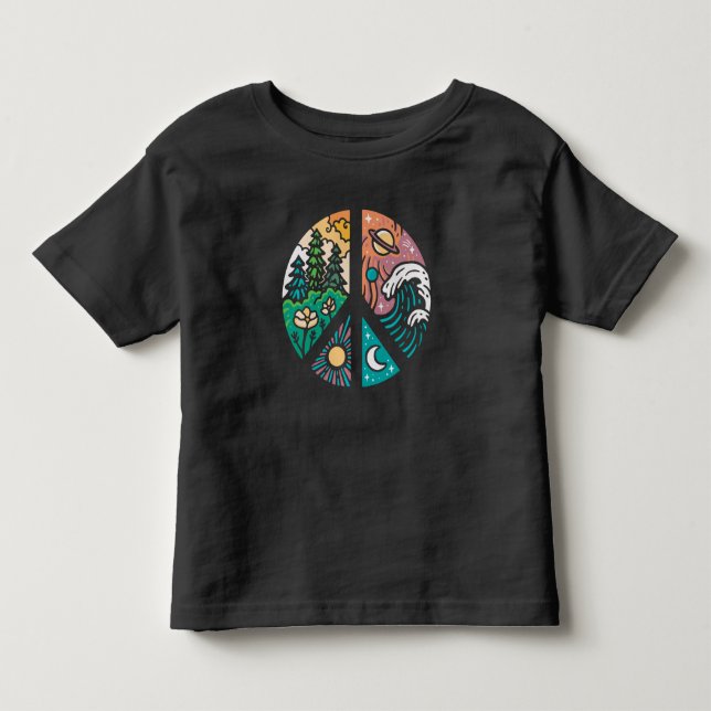 Fredfylla element: Natur & Kosmos T Shirt (Framsida)
