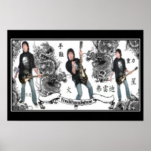 Fredi Handshoe Dragons och Sång Poster