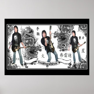 Fredi Handshoe Dragons och Sång Poster