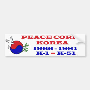 FredkårKorea bildekal