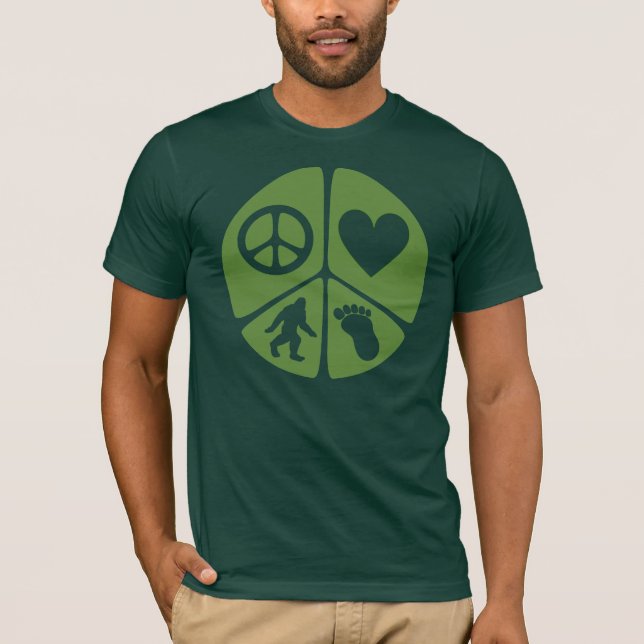 Fredkärlek Bigfoot T-shirt (Framsida)
