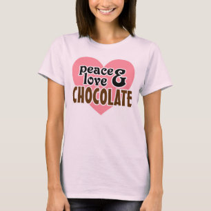 Fredkärlek & choklad t shirt