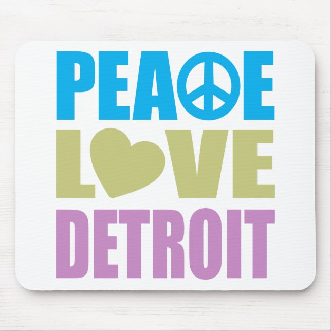 Fredkärlek Detroit Musmatta (Framsidan)