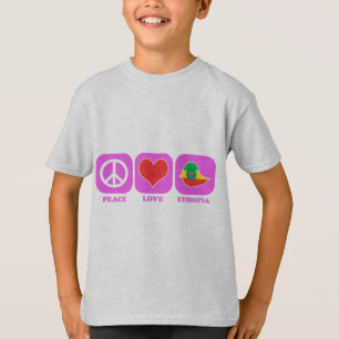 Fredkärlek Etiopien Tee Shirt