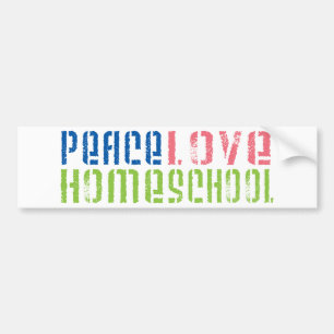 Fredkärlek Homeschool Bildekal