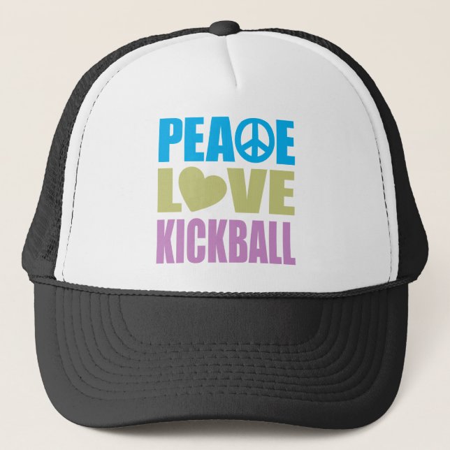 Fredkärlek Kickball Keps (Framsida)