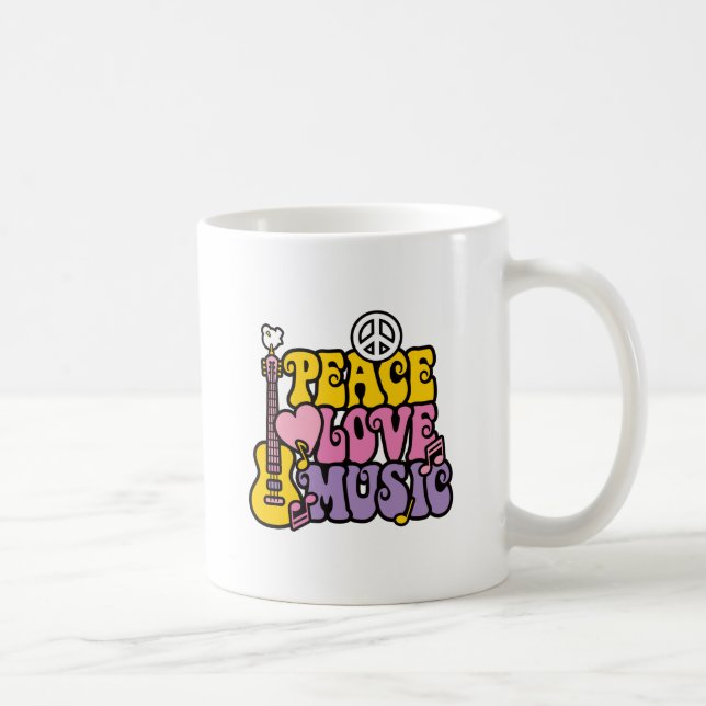 FREDKÄRLEK & MUSIK KAFFEMUGG (Höger)