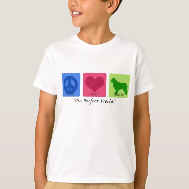 Fredkärlek Newfoundland T-shirt (Framsida)