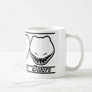 Fredkärlek och alligatorer kaffemugg