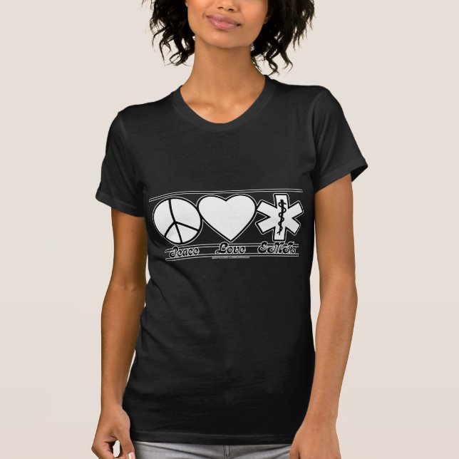 Fredkärlek och EMTs T-shirt (Framsida)