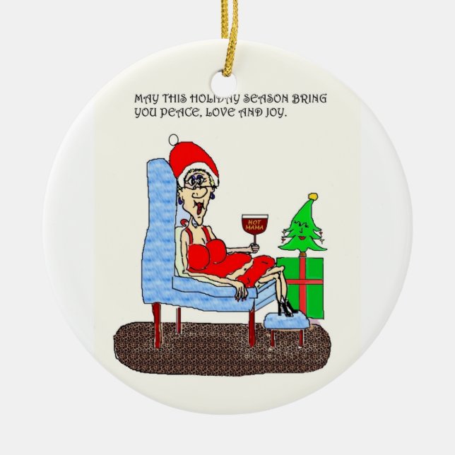 FREDKÄRLEK OCH GLÄDJE HOAD MAMMAJULPRYDNAD JULGRANSPRYDNAD KERAMIK (Framsidan)