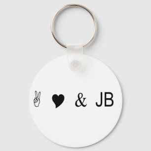 fredkärlek och jb nyckelring
