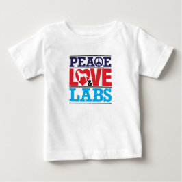 Fredkärlek och labb t-shirt