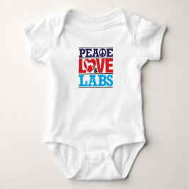 Fredkärlek och labb tee shirt