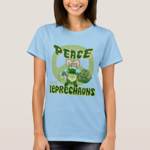 Fredkärlek och leprechauns! tee shirt