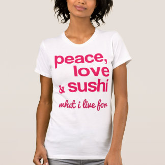 Fredkärlek- och Sushiutslagsplats T-shirt