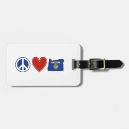 Fredkärlek Oregon Bagagebricka