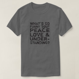 Fredkärlek & överenskommelse t-shirt