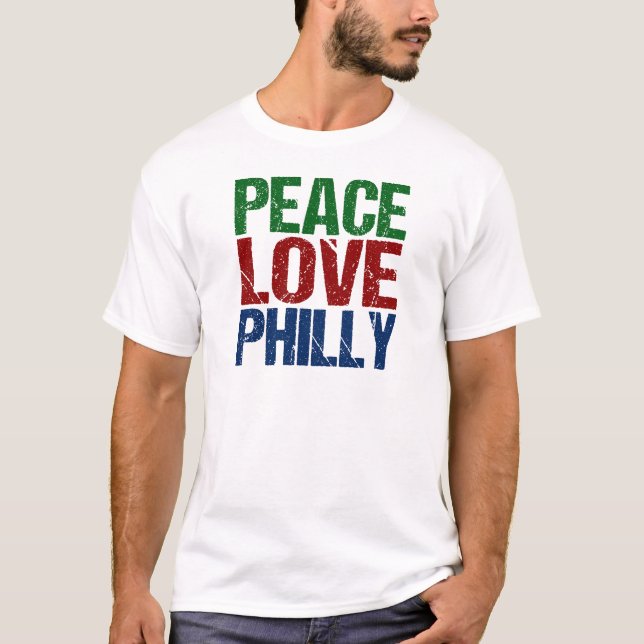 Fredkärlek Philly T Shirt (Framsida)