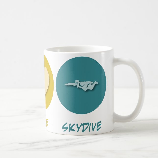 Fredkärlek Skydive Kaffemugg (Höger)