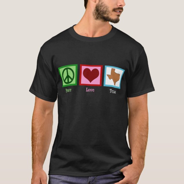Fredkärlek Texas T-shirt (Framsida)