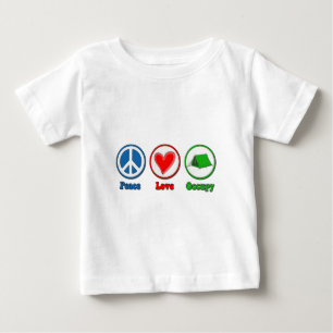 Fredkärlek upptar t shirt