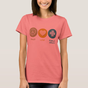 Fredkärlekallmän hälsa t shirt