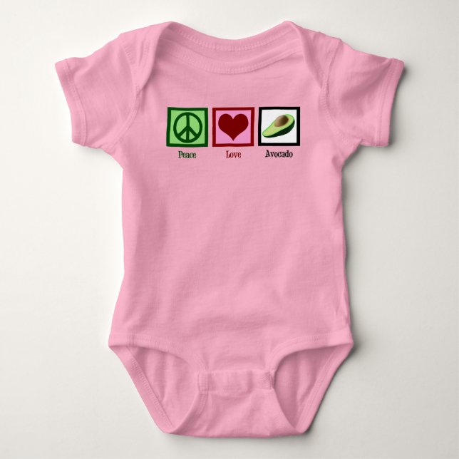 Fredkärlekavokadon T Shirt (Framsida)